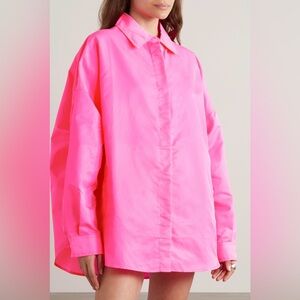 The Frankie Shop polyester shacket